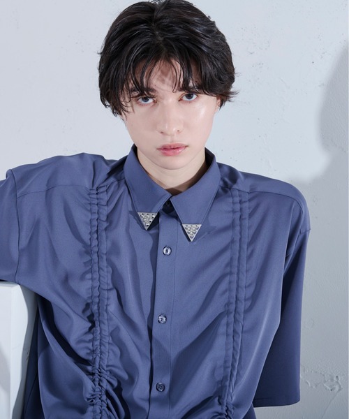 シャツエリデザインピン（ブローチ/コサージュ）｜Ellno Loset（エルノ