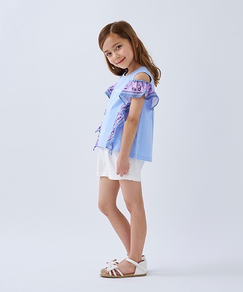おまごる　kate spade new york kids トップスパンツ ガールズ フリルトップス&パンツセット（セットアップ）｜kate