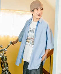 niko and...（ニコアンド）の「エクストラワイドショートスリーブシャツ（シャツ/ブラウス・メンズ）」