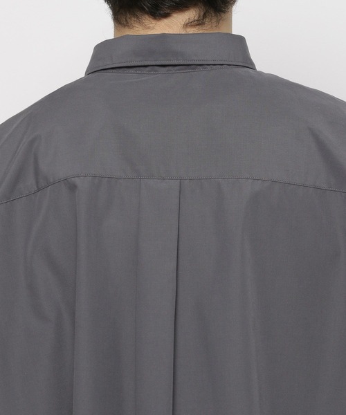 niko and...（ニコアンド）の「エクストラワイドショートスリーブシャツ（シャツ/ブラウス・メンズ・サックスブルー/オフホワイト/チャコール/ライトグリーン・BIG(L)）」の21枚目の写真