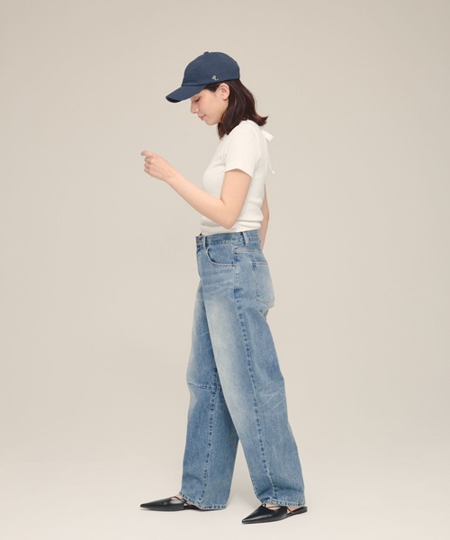 eL(エル)の「【eL】Back Round Soft TEE/132141(Tシャツ/カットソー・レディース・オフホワイト/ブラック/バーガンディー・FREE)」の11枚目の写真