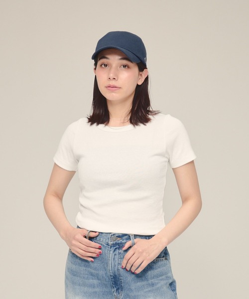 eL(エル)の「【eL】Back Round Soft TEE/132141(Tシャツ/カットソー・レディース・オフホワイト/ブラック/バーガンディー・FREE)」の8枚目の写真