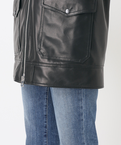 【新品タグ付】Spick and Span ◆G-1フライトジャケット　合成皮革 Spick & Span（スピックアンドスパン）の「LOT/SMPL-007 LEATHER