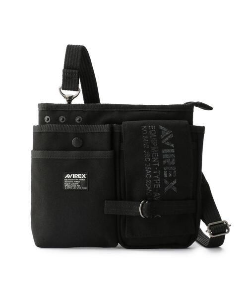 AVIREX(アヴィレックス)の「EAGLE POLYESTER WAIST BAG/イーグル ポリエステル ウエストバッグ/AVX342(ショルダーバッグ・メンズ・ベージュ/ブラック/その他3/カーキ・F)」の15枚目の写真