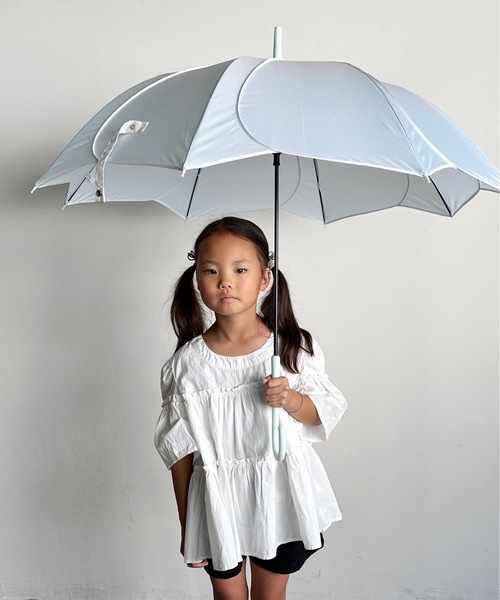 COMMON WARE(コモンウェアー)の「NT:フレラKIDS 花弁傘 55cm(長傘・キッズ・サックスブルー/ベビーピンク/ミント/パープル・FREE)」の11枚目の写真