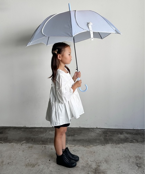 COMMON WARE(コモンウェアー)の「NT:フレラKIDS 花弁傘 55cm(長傘・キッズ・サックスブルー/ベビーピンク/ミント/パープル・FREE)」の13枚目の写真