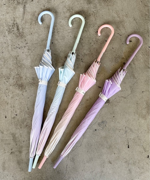 COMMON WARE(コモンウェアー)の「NT:フレラKIDS 花弁傘 55cm(長傘・キッズ・サックスブルー/ベビーピンク/ミント/パープル・FREE)」の17枚目の写真