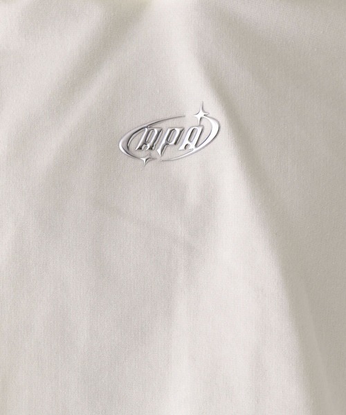 repipi armario（レピピ アルマリオ）の「☆セットアイテム☆ラインショートフーディ―（パーカー・キッズ・ホワイト/ブラック/グレー・MEDIUM/SMALL/LARGE）」の10枚目の写真