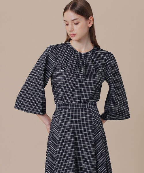 コットンキュプラストレッチブラウス（シャツ/ブラウス）｜MACKINTOSH LONDON（マッキントッシュ ロンドン）