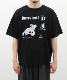 EDIFICE LA BOUCLE | M.A for BOUCLE SUPPER TIMES Tシャツ(ブラック)(Tシャツ/カットソー)
