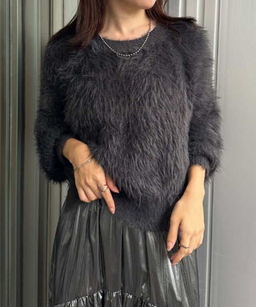 barbarara さま専用ISABEL MARANTファーシャギーニット barbarara さま専用ISABEL MARANTファーシャギーニット - メルカリ