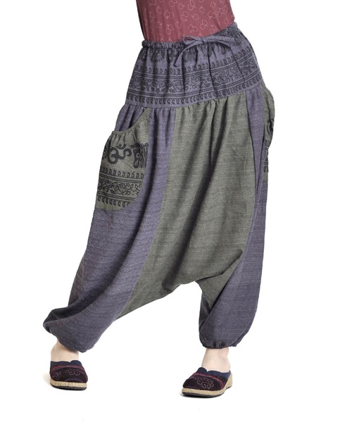 コットン ウエストゴム エスニック柄アラジンサルエルパンツ（その他パンツ）｜ABBEY MARKET（アビーマーケット）