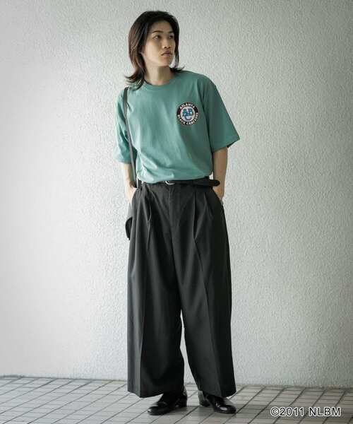 SENSE OF PLACE by URBAN RESEARCH(センスオブプレイスバイアーバンリサーチ)の「Negro Leagues プリントTシャツ A(Tシャツ/カットソー・メンズ・ホワイト/ミント・MEDIUM/LARGE)」の13枚目の写真