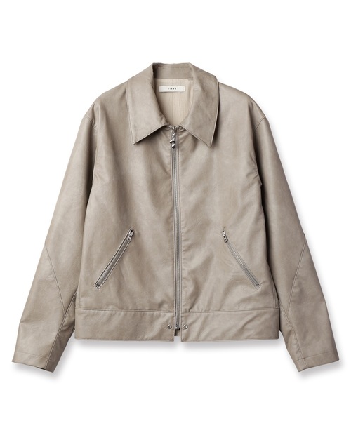 セール】VEGAN LEATHER JACKET（ライダースジャケット）｜Jieda