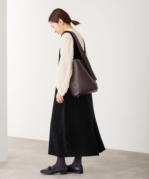 IENA（イエナ）の「ベロアニットIラインワンピース（ワンピース）」 - WEAR