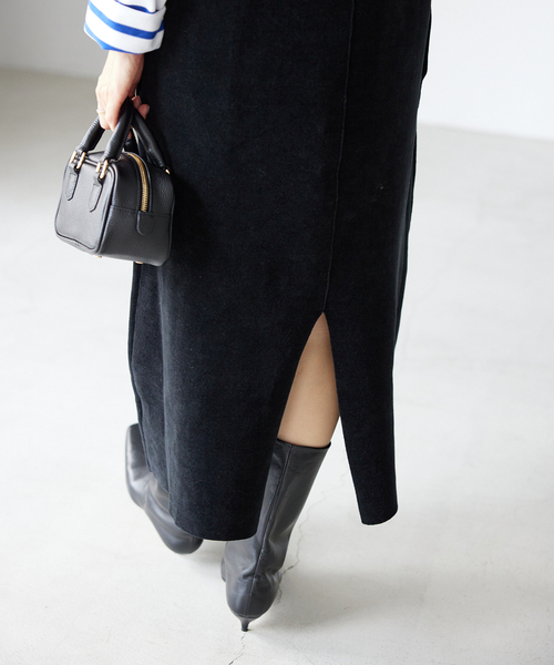 IENA（イエナ）の「ベロアニットIラインワンピース（ワンピース）」 - WEAR