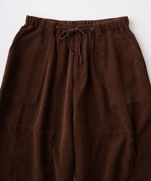 MONO-MART LADY'S（モノマートレディース）の「コーデュロイ ファティーグパンツ（その他パンツ・レディース・アイボリー/ブラウン/ネイビー/ブラック/カーキ/ベージュ・S/M）」の7枚目の写真