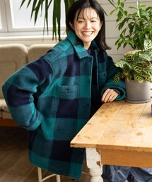 niko and... | シャギーチェックジャケット(ブルゾン)