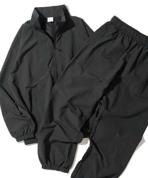 SEABEES　ナイロン セットアップ　ブラック　XL ADPOSION ナイロンジャケット 「SEABEES/シービーズ