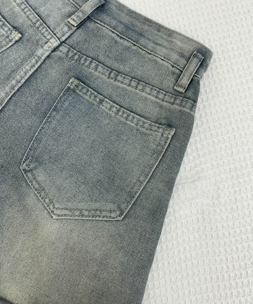 Miniministore(ミニミニストア)の「ロールアップ デニムショートパンツ 美脚(デニムパンツ・レディース・ブルーグレー・L/S/XL/M)」の15枚目の写真