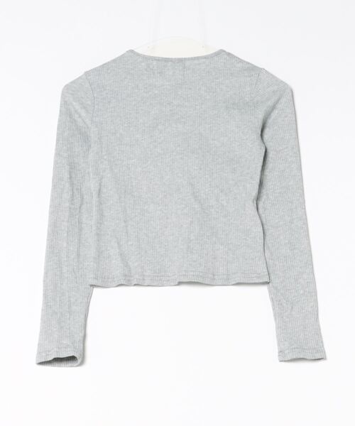 INASTUDIOS（イーナストゥディオス）の「フロントシャーリング スクエアネックトップス レディース（Tシャツ/カットソー・レディース・ベージュ/グレー/ピンク/アイボリー・MEDIUM/LARGE/SMALL）」の17枚目の写真