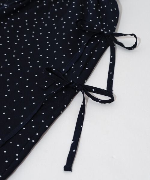 flower（フラワー）の「サイドリボンドットパンツ（その他パンツ・レディース・アイボリー/ネイビー・FREE）」の16枚目の写真