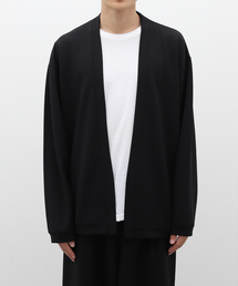 クレープウィーブ ボタンレスカーディガン