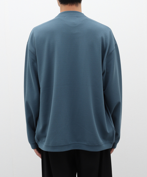 JOURNAL STANDARD（ジャーナルスタンダード）の「クレープウィーブ ボタンレスカーディガン（カーディガン/ボレロ・メンズ・グレー/ブラック/サックスブルー/ウッド・SMALL/MEDIUM/LARGE）」の5枚目の写真