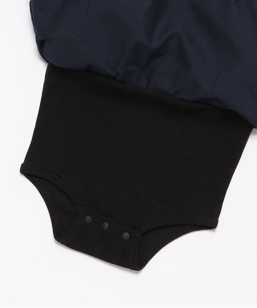 petit main（プティマイン）の「【リンク】リボン刺繍ワンピロンパース（ロンパース・キッズ・アイボリー/ネイビー・70cm/80ｃｍ）」の11枚目の写真