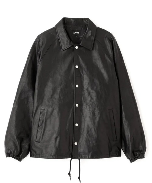 Schott Leather coach jkt 新品 タグ付 ショット Schott LEATHER COACH JACKET （ブラック
