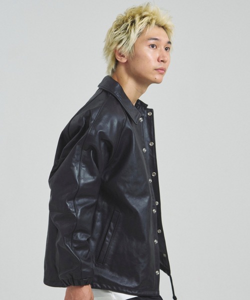 SCHOTT-LEATHER COACH JACKET（ライダースジャケット）｜schott