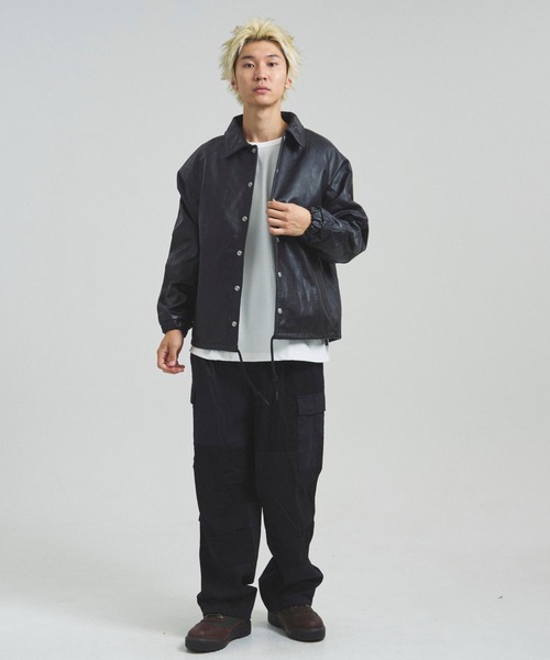 SCHOTT-LEATHER COACH JACKET（ライダースジャケット）｜schott