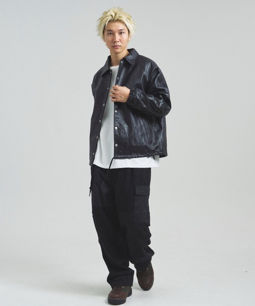 SCHOTT-LEATHER COACH JACKET（ライダースジャケット）｜schott