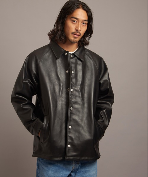 SCHOTT-LEATHER COACH JACKET（ライダースジャケット）｜schott