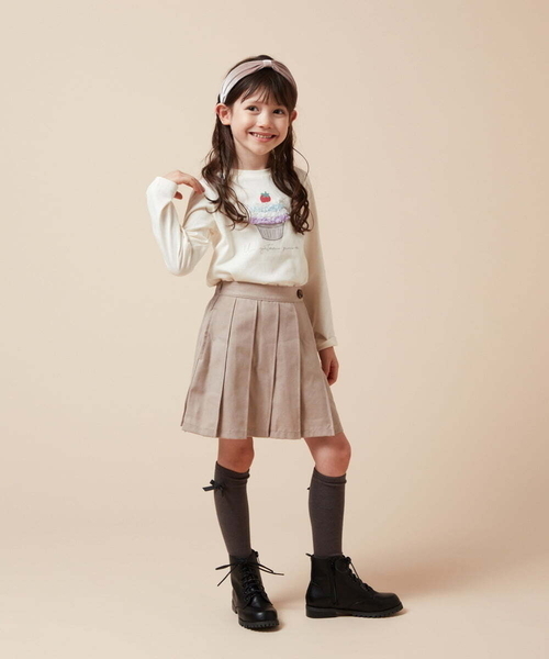 a.v.v（アーヴェヴェ）の「[KIDS]ベロアカチューシャ（カチューシャ・キッズ・ブラック/ベージュ・120）」の5枚目の写真