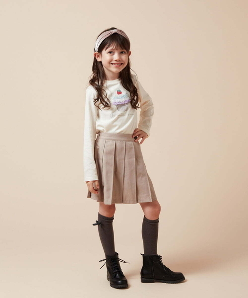 a.v.v（アーヴェヴェ）の「[KIDS]ベロアカチューシャ（カチューシャ・キッズ・ブラック/ベージュ・120）」の6枚目の写真