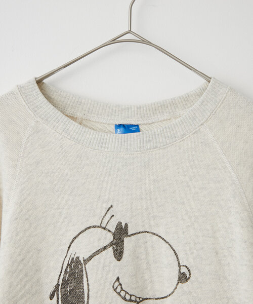 WHIMSIC（ウィムジック）の「【UNISEX/PEANUTS×FTL】エスクルーシブスウェットシャツ（スウェット・レディース・オフホワイト/チャコールグレー/ブルー/ピンク/イエロー・SMALL/LARGE）」の21枚目の写真