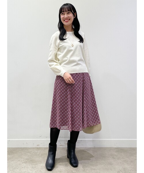 ニット セーター 「SALE／マシンウォッシュ可」パフスリーブニット レディース Reflect ニット セーター 「SALE／マシンウォッシュ可