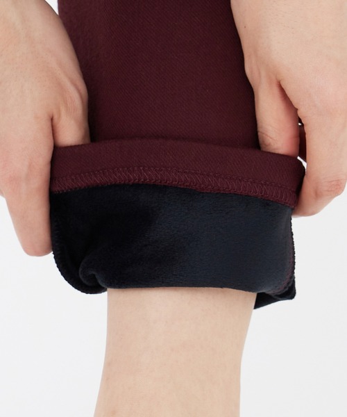 BELLUNA PLUS(ベルーナ)の「裏ベロアストレッチ素材レギンスパンツ65(その他パンツ・レディース・ブラック/アイボリー/ワイン/インディゴブルー/チャコール・SMALL/MEDIUM/LARGE/X-LARGE)」の9枚目の写真