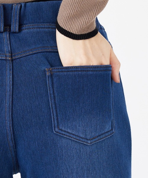 BELLUNA PLUS(ベルーナ)の「裏ベロアストレッチ素材レギンスパンツ65(その他パンツ・レディース・ブラック/アイボリー/ワイン/インディゴブルー/チャコール・SMALL/MEDIUM/LARGE/X-LARGE)」の15枚目の写真