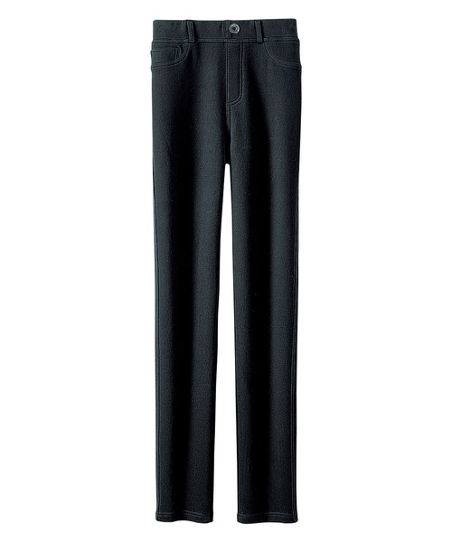 BELLUNA PLUS(ベルーナ)の「裏ベロアストレッチ素材レギンスパンツ65(その他パンツ・レディース・ブラック/アイボリー/ワイン/インディゴブルー/チャコール・SMALL/MEDIUM/LARGE/X-LARGE)」の8枚目の写真