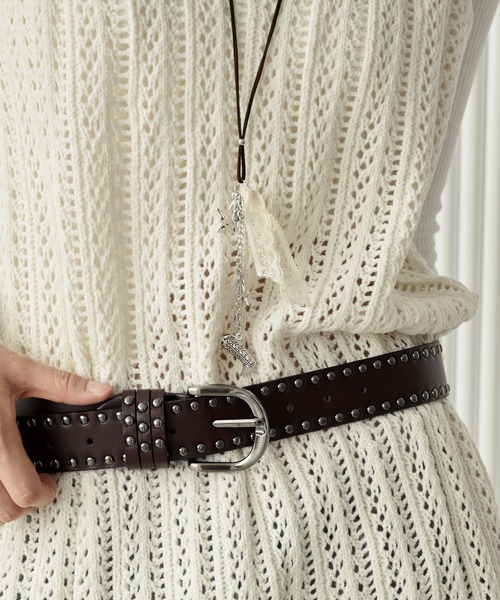 UNE MANSION(ユヌマンション)の「【2024A/W新作アイテム】ユニークシルバースターブーツネックレス(ネックレス・レディース・ブラック/ブラウン・ONE SIZE)」の14枚目の写真