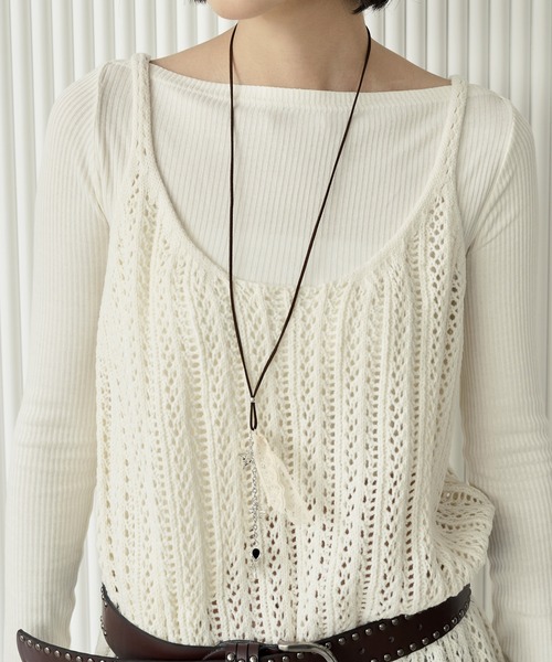 UNE MANSION(ユヌマンション)の「【2024A/W新作アイテム】ユニークシルバースターブーツネックレス(ネックレス・レディース・ブラック/ブラウン・ONE SIZE)」の15枚目の写真