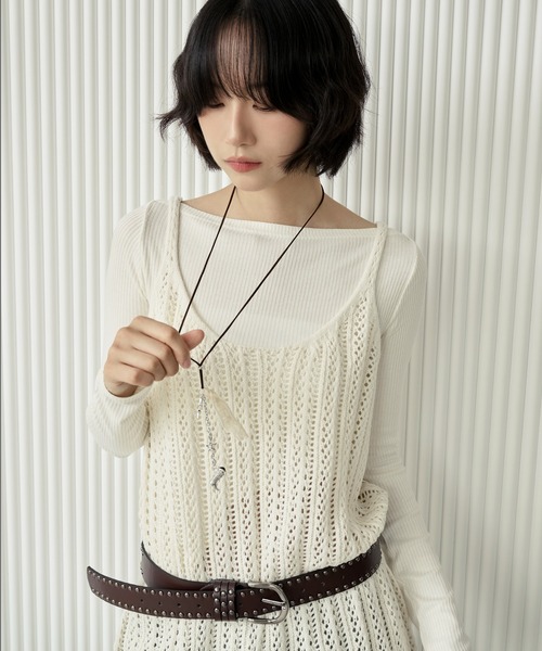 UNE MANSION(ユヌマンション)の「【2024A/W新作アイテム】ユニークシルバースターブーツネックレス(ネックレス・レディース・ブラック/ブラウン・ONE SIZE)」の16枚目の写真