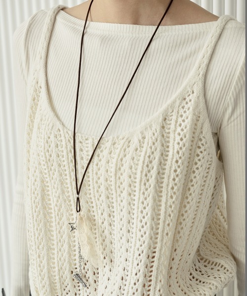 UNE MANSION(ユヌマンション)の「【2024A/W新作アイテム】ユニークシルバースターブーツネックレス(ネックレス・レディース・ブラック/ブラウン・ONE SIZE)」の19枚目の写真