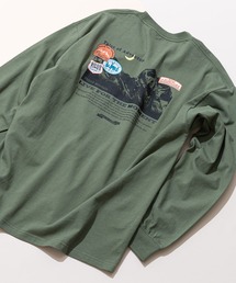 【RAGGED MOUNTAIN/ラギットマウンテン】 バックプリント ロングスリーブTシャツ