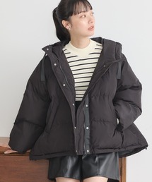 earth music&ecology | フーディーパファーブルゾン(ダウンジャケット/コート)