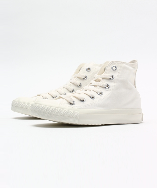 SHIPS Days（シップスデイズ）の「CONVERSE: ALL STAR MONOCOLORS HI （スニーカー・レディース・ホワイト/オリーブ・25/30/35/50/40/45）」の2枚目の写真