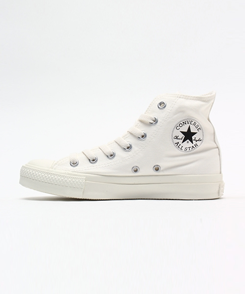 SHIPS Days（シップスデイズ）の「CONVERSE: ALL STAR MONOCOLORS HI （スニーカー・レディース・ホワイト/オリーブ・25/30/35/50/40/45）」の3枚目の写真