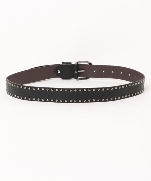 Port(ポート)の「【 Port / ポート 】 ダブル スタッズ バックル ベルト(ベルト・レディース・ブラック/ホワイト/ブラウン・FREE)」の12枚目の写真